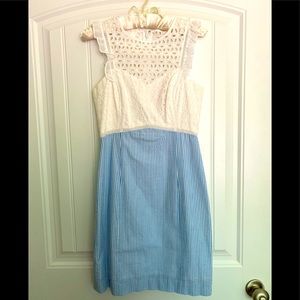 Lilly Pulitzer classic seersucker dress- like new
